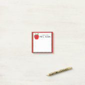 先生のためのAppleのメモ帳 ポストイット (デスク上)