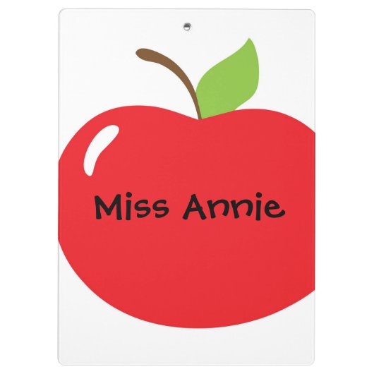 先生のためのApple クリップボード (裏面)