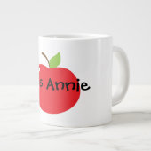 先生のためのApple ジャンボコーヒーマグカップ (正面右)