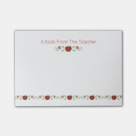 先生のりんごのポスト・イットのパッド ポストイット