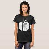 先生のりんごのワイシャツ Tシャツ (正面フル)