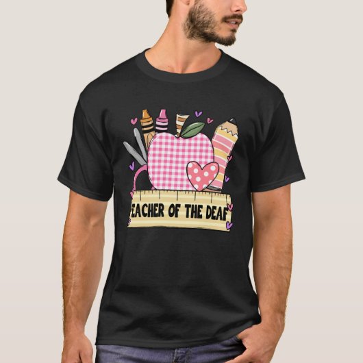 先生のろう者バレンタインデー先生枠 Tシャツ (正面)