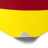 先生のアップルパーソナライズされた歓迎 ポスター (角)