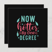 先生のアートがさらに熱くなって１度上昇 招待状 (正面/裏面)