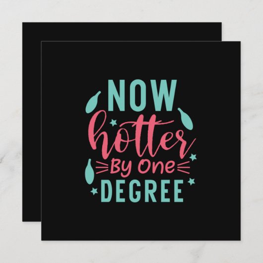 先生のアートがさらに熱くなって１度上昇 招待状 (正面/裏面)