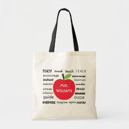 先生のインスピレーションのAppleそして単語 トートバッグ