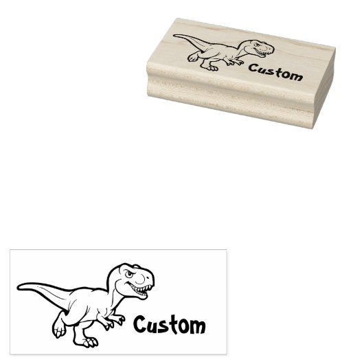 先生のカスタマイズ可能なスタンプ – Cartoon Tレックス ラバースタンプ (押印)