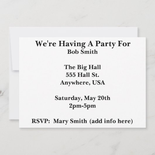 先生のカスタマイズ可能な退職のパーティの招待状 招待状 (裏面)