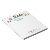 先生のカスタムメモ帳 ノートパッド (アングル)