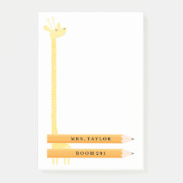 先生のキリンのパーソナライズなポスト・イット ポストイット