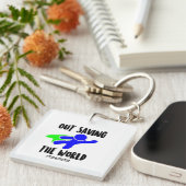 先生のキーチェー救ン – アウト・ザ・ワールド キーホルダー (正面右)