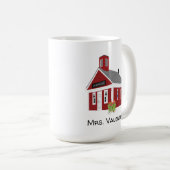 先生のギフトスクールハウスクラシックコーヒーマグ コーヒーマグカップ (正面右)