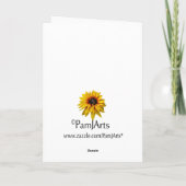 先生のクリスマスの雪だるま シーズンカード (裏面)