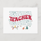 先生のクリスマス ポストカード (正面)