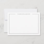 先生のクレヨン 文房具 Back to School ノートカード (正面)