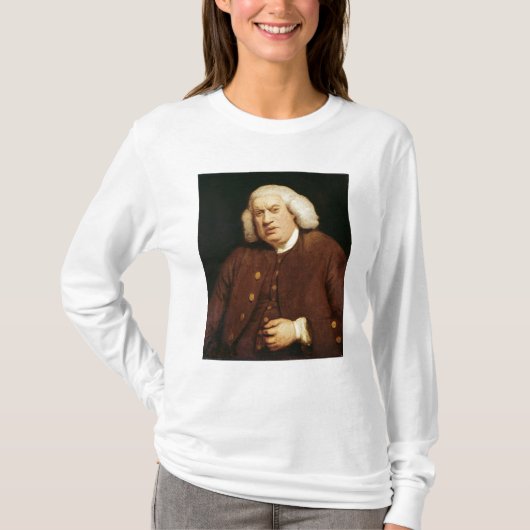 先生のサミュエル・ジョンソンポートレート Tシャツ (正面)