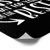 先生のシャツ最高のはテッシだ ポスター (角)