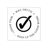 先生のダニは宿題を上手く行った ラバースタンプ (インプリント)