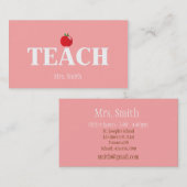 先生のテレホンカード コーリングカード (正面/裏面)