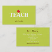 先生のテレホンカード 名刺 (正面/裏面)