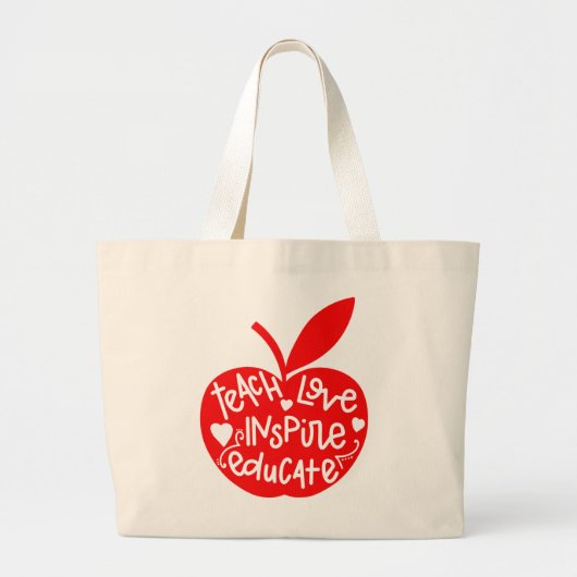 先生のトート ラージトートバッグ (正面)