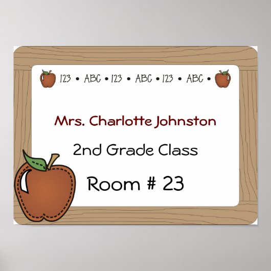 先生のドアポスター ポスター (正面)