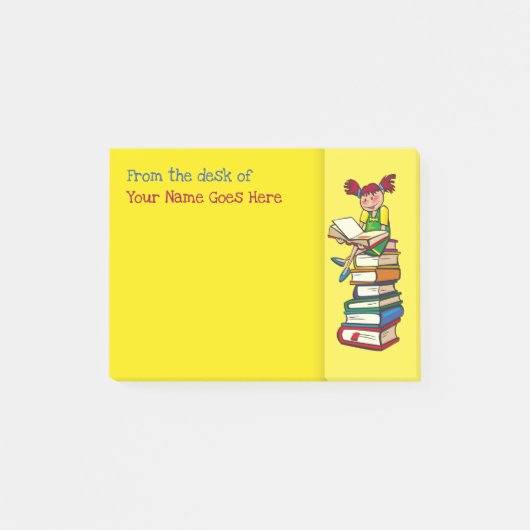 先生のネームノート整理簿女子おもしろい ポストイット (正面)