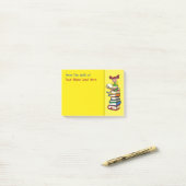 先生のネームノート整理簿女子おもしろい ポストイット (デスク上)