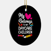 先生のハートが子に属する セラミックオーナメント (右)