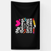 先生のハートが子に属する 横断幕 (縦)