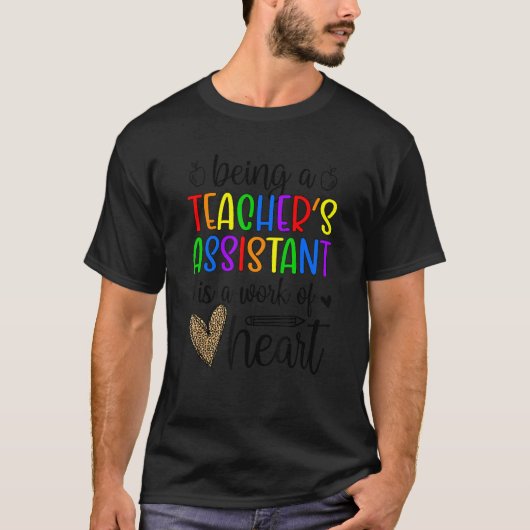 先生のハート助手 Tシャツ (正面)