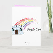 先生のバレンタインのハートの気球 シーズンカード (裏面)