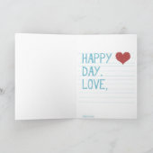 先生のバレンタイン シーズンカード (内部)