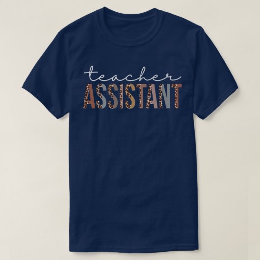 先生のヒョウ補助女性に対する感謝F Tシャツ (デザイン正面)
