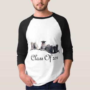先生のフクロウ/卒業パーティー Tシャツ
