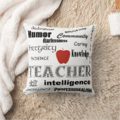 先生のプライドの文字デザイン赤いApple クッション (ブランケット)