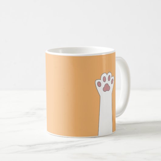 先生のペット猫は答えを知っている コーヒーマグカップ (正面右)