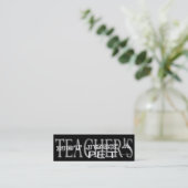 先生のペット – ソーシャルメディアパーソナルカード スキニー名刺 (スタンド正面)