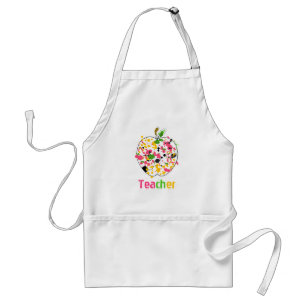 先生のペンキの(ばちゃばちゃ)跳ねるのAppleのエプロン スタンダードエプロン
