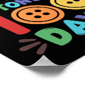 先生のボタンを押して100日100日 ポスター (角)