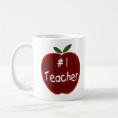 先生のマグのためのApple コーヒーマグカップ (左)