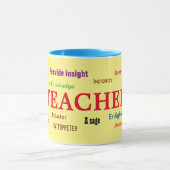 先生のマグは何ですか。 マグカップ (中央)