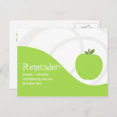 先生のメモの郵便はがき ポストカード (正面/裏面)