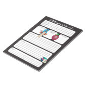 先生のメモ帳から出ている間の型枠の置き換え ノートパッド (アングル)