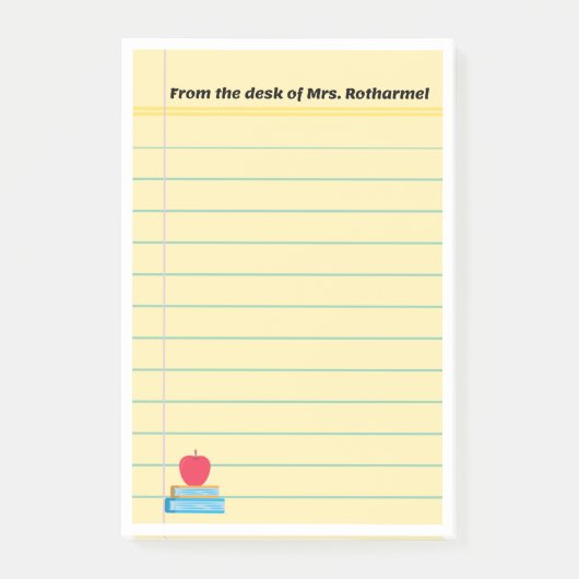 先生のメモ帳から ポストイット (正面)