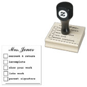 「先生のメモ」ラバースタンプ ラバースタンプ (押印)