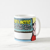 先生のモットー コーヒーマグカップ (正面右)