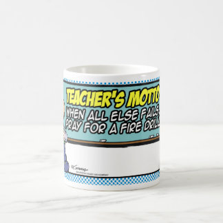 先生のモットー コーヒーマグカップ