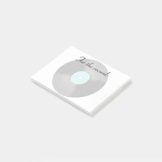 先生のレコードにItノートのギフトを投稿 ポストイット (アングル)