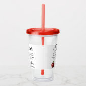 先生のロックスターのカスタム アクリルタンブラー (右)